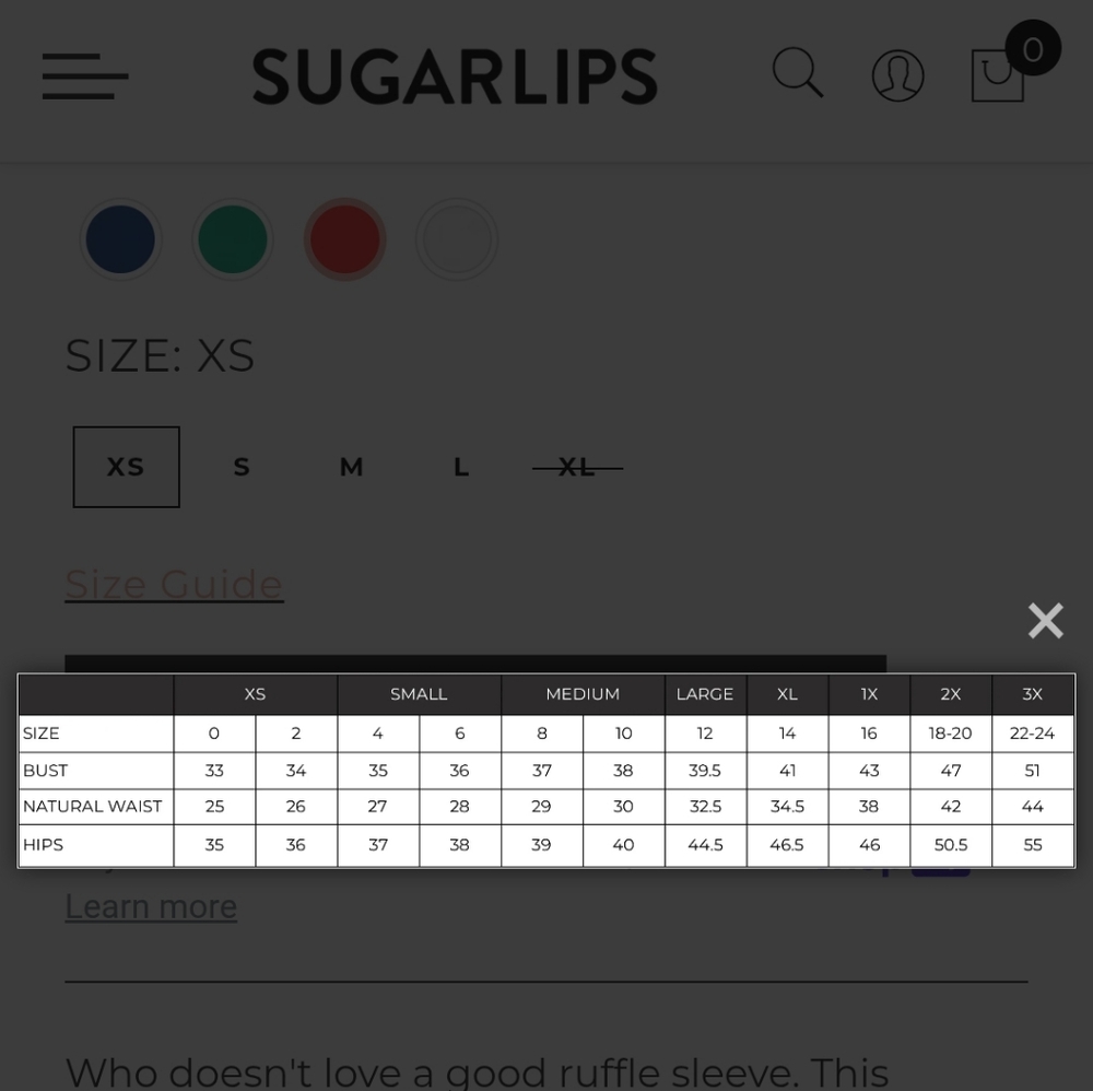 Sugarlips Colorful Patterned Top - Picture 6 of 6